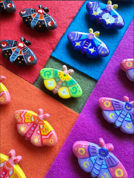 moth clay